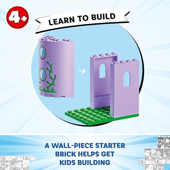 LEGO Marvel Team Spidey at Green Goblin's Lighthouse 10790 Toy for Kids Ages 4+ with Pirate Shipwreck Miles Morales Minifigure &amp More Spidey and His Amazing Friends Series