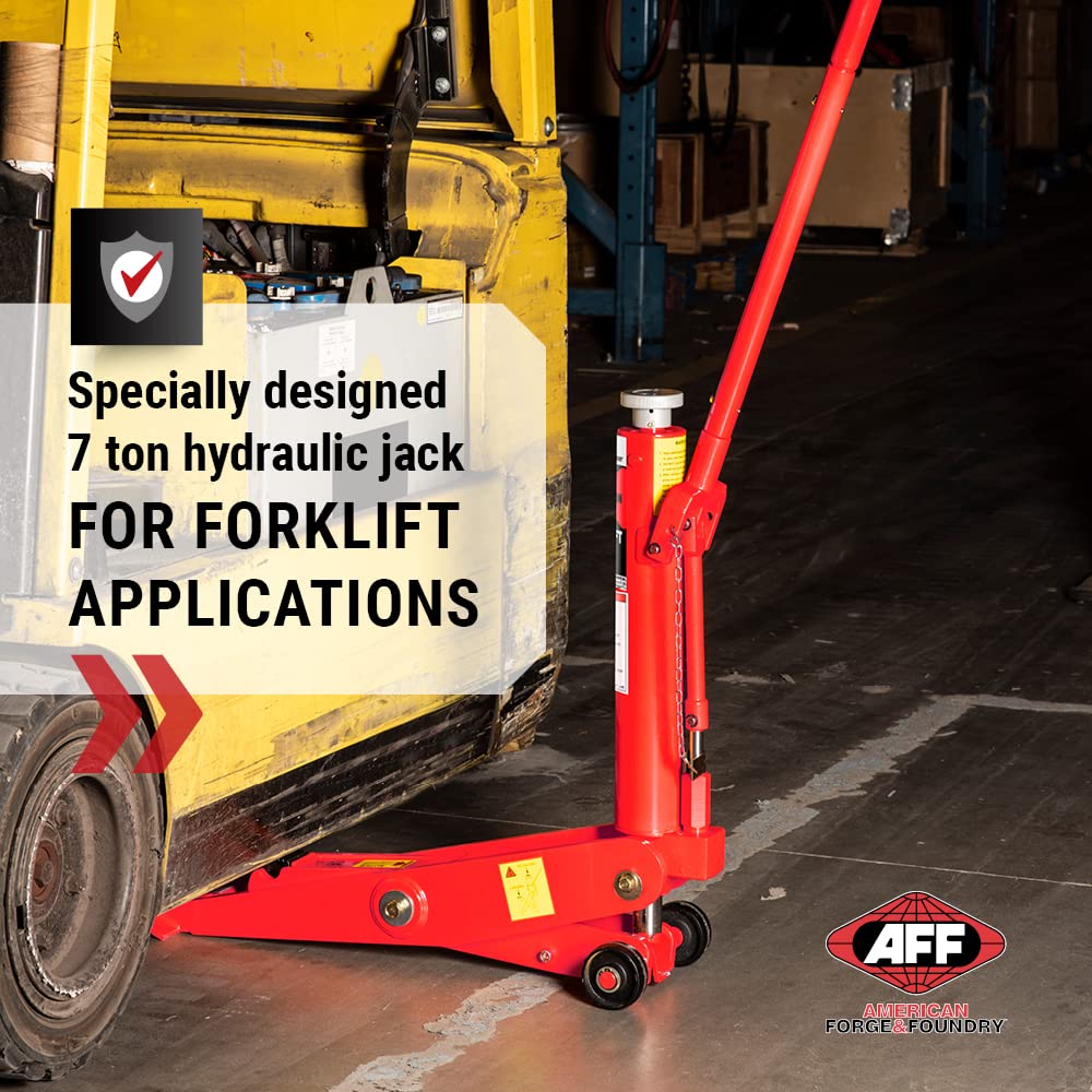 AFF Forklift Jack - 7 Ton (14,000 lbs) Capacity - Fits most Forklift Models - Removable Handle - Heavy Duty