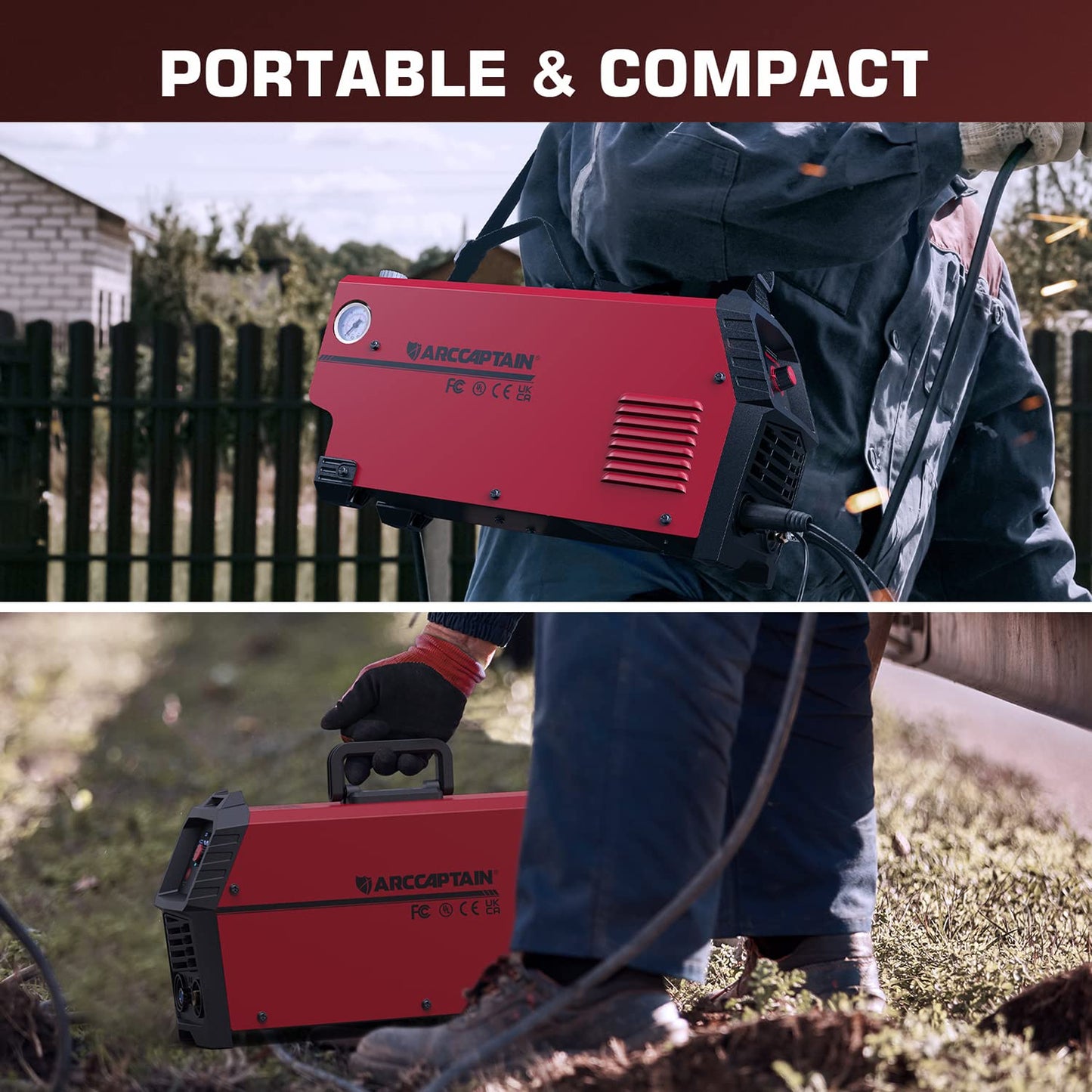 ARCCAPTAIN 50A Plasma Cutter & Welding Helmet