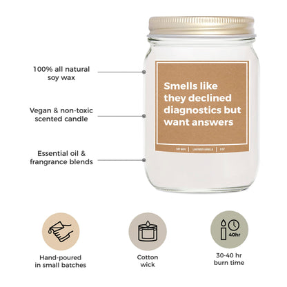 You Nique Designs Veterinary Technician Candle 8oz, Surprise for Vet Techs Gifts for Veterinary Technicians, Vet Tech Present Ideas, Vet Tech Appreciation, Decor (Lavender & Vanilla)