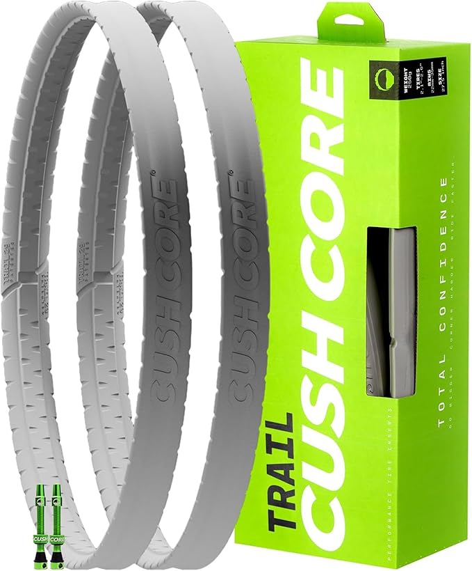 CushCore Trail Set - Bicycle Tire Insert for All Riders Designed for Flat Prevention Lightweight Design Helps Improve Ride Quality Fits 2.1-2.6 Tires