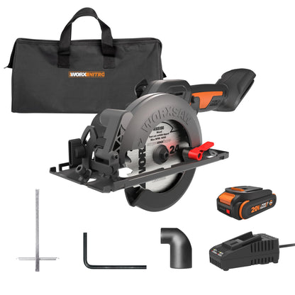 Worx WX531L 20V WORXSAW 4.5" Cordless Compact Circular Saw