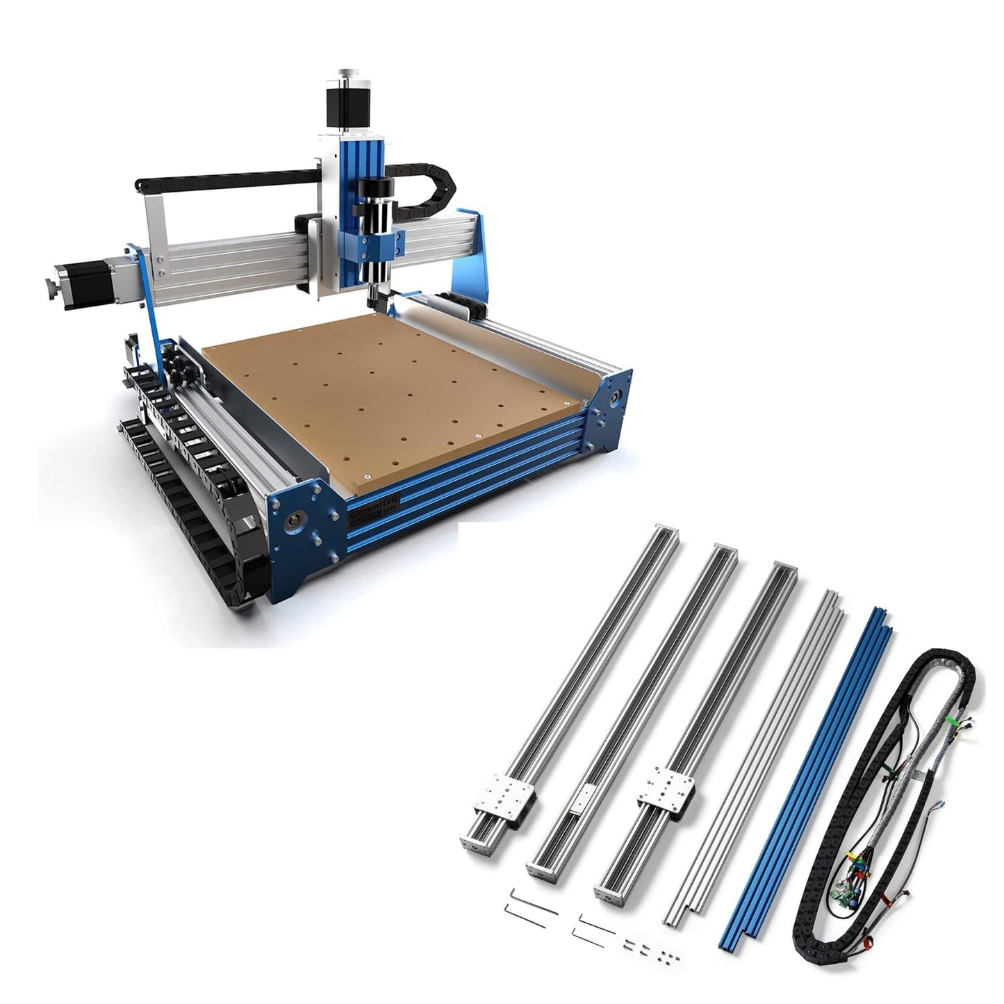 Genmitsu CNC Router Machine PROVerXL 4030 for Wood Metal Acrylic MDF Carving + 39” x 40” (1000 x 1020mm) XY-Axis Extension Upgraded Accessories Kit