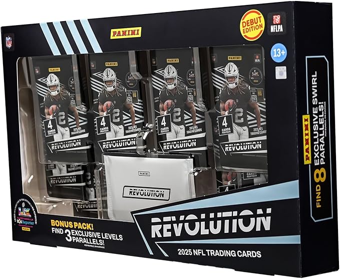 2025 Panini Revolution Football Debut Edition Trading Card Box