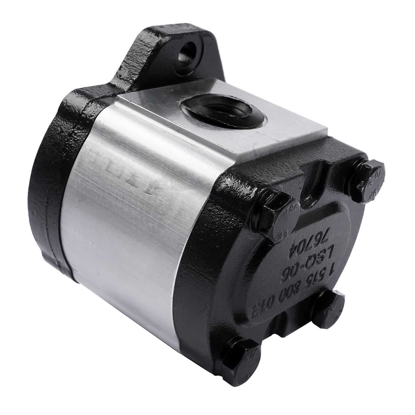Flynsu Hydraulic Gear Pump 2-9 GPM 3/4" Keyed Shaft CID 0.61 CW Right SAE A-2 Bolts Cast Iron Flange HGP CI34K-A02-061R