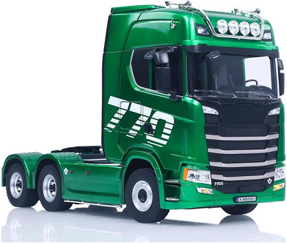 TOUCAN RC HOBBY 1/18 Remote Control Tractor Truck SC 770S 1501 6X4 RC Semi-Truck RC Lorry Car Lights Sound System RTR Model for Adults 14+