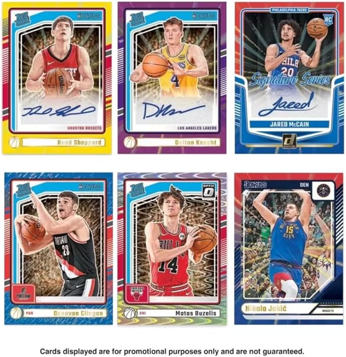 2024-2025 Panini Donruss Basketball Blaster Box | 6 Packs - Look for Blaster Exlusive Optic Rated Rookies Preview Seismic Insert