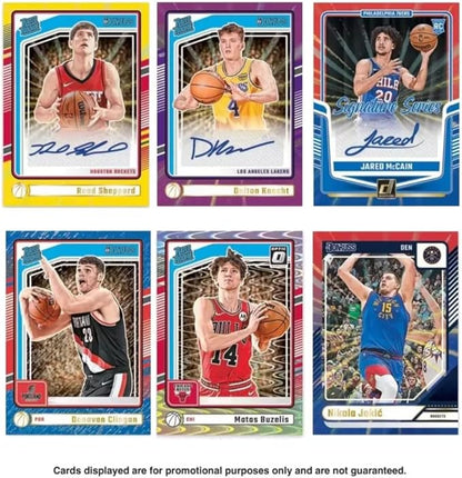 2024-2025 Panini Donruss Basketball Blaster Box | 6 Packs - Look for Blaster Exlusive Optic Rated Rookies Preview Seismic Insert