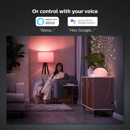 Philips Hue Wall Tap Dial Light Switch, Portable, White - 1 Pack - Requires Hue Lights and Hue Bridge - Smart Home - Easy, No-Wire Installation