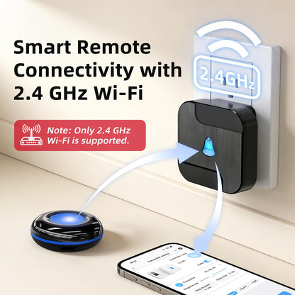 CallToU Wi-Fi Wireless Caregiver Pager Call Button for Elderly at Home, APP Emergency Alert Fall Help System for Seniors, Patients/Disabled Monitoring at Home