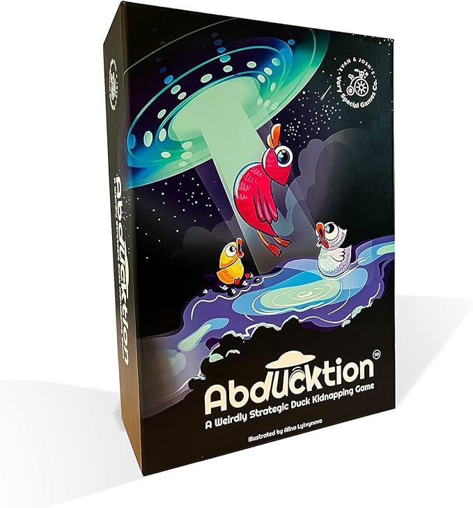 Abducktion - A weirdly Strategic Duck Kidnapping Game 15-Minutes of Light Strategy of Ducks a UFO and Mind-Bending Shape-Finding Logic!
