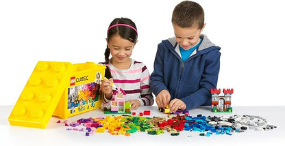 LEGO Classic Large Creative Brick Box 10698 Building Set Toy Storage Solution for Home or Classrooms Interactive Building Toy for Kids Boys and Girls