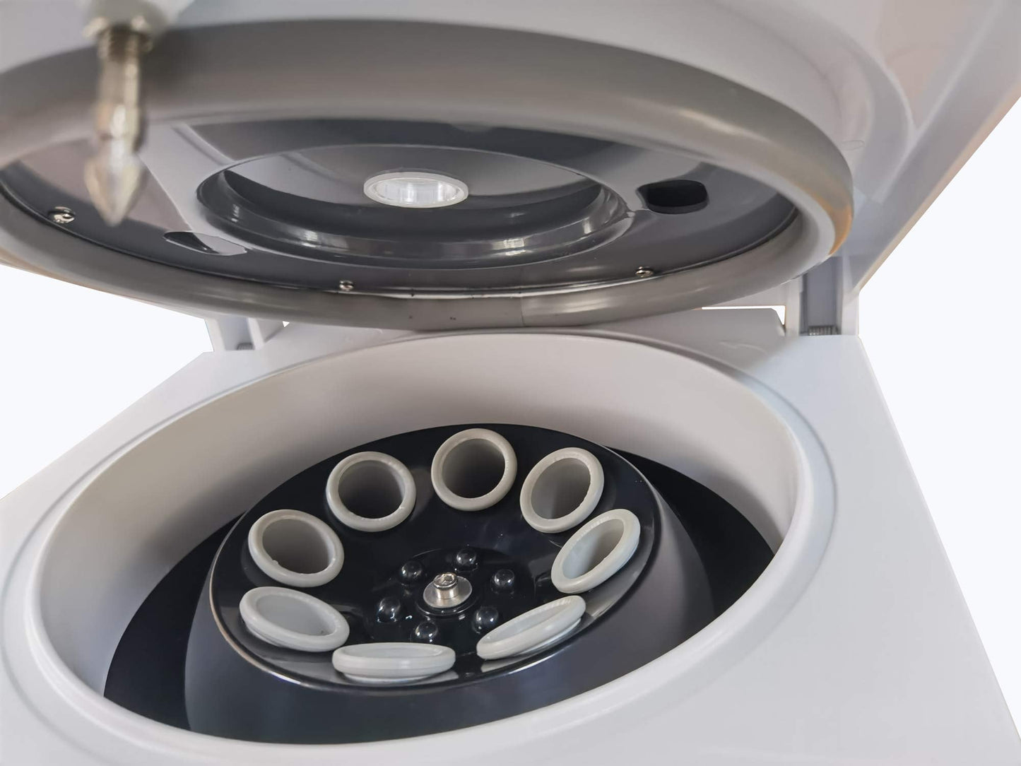 TD4C Digital Bench-Top Centrifuge with Brushless Motor: Ultra-Quiet, Adjustable Speed & Timer, 100-4000rpm (Max 2200xg), 8X(10-15) ml Tubes for Laboratory, Medical Research, Beauty