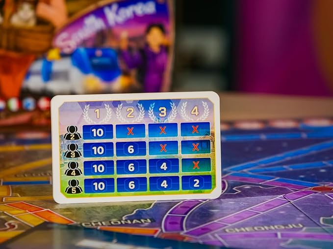 Asmodee Ticket to Ride Iberia + South Korea Board Game Expansion - Train Route Strategy Game Family Fun for Kids &amp Adults Ages 8+ 2-6 Players 30-60 Minute Playtime