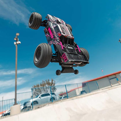 ARRMA RC Truck 1/10 VORTEKS 223S DSC 2WD RTR Brushless Stadium Truck Pink (Lipo Battery and Charger Not Included) ARA3505T3