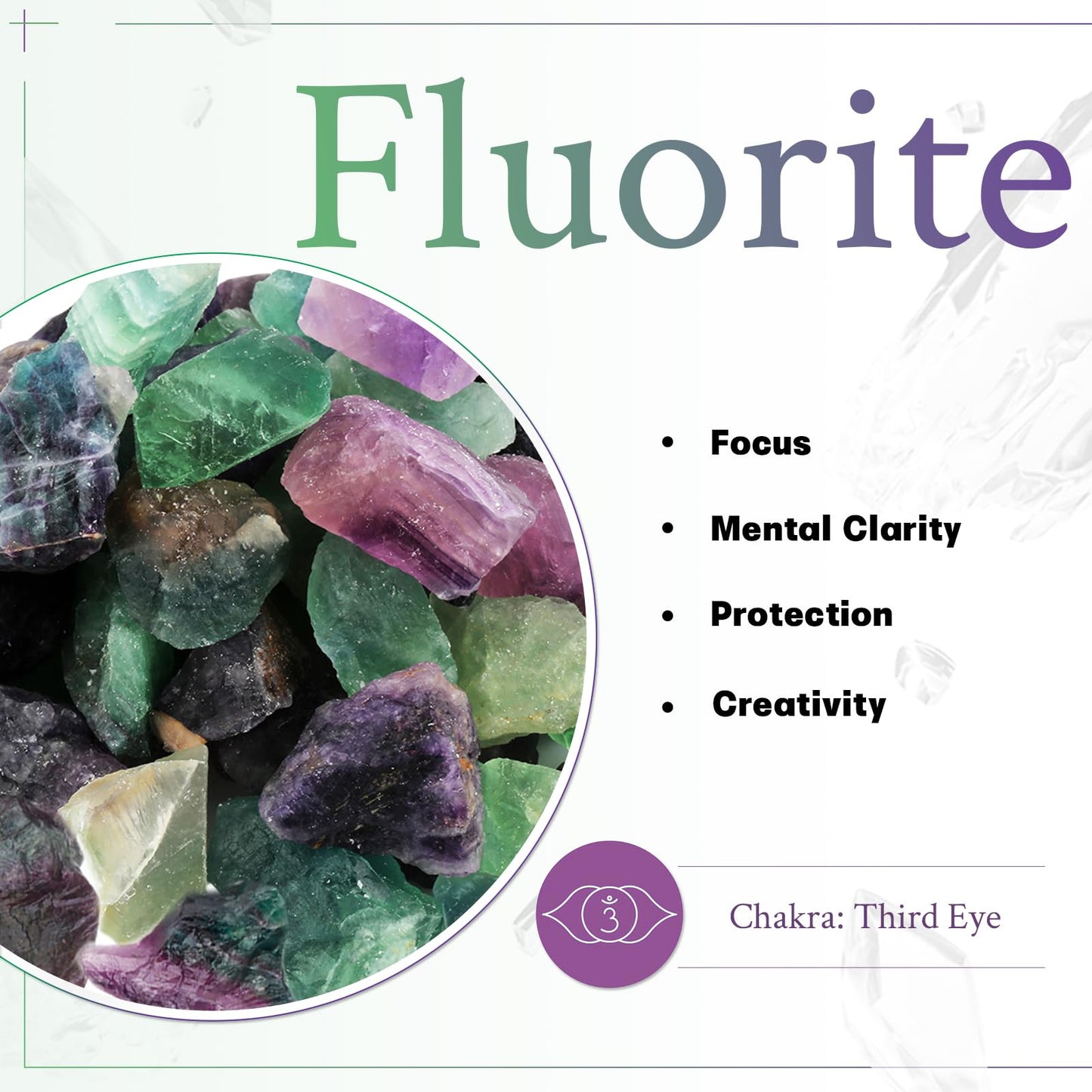 mookaitedecor Natural Fluorite Crystal Tea Light Candle Holder/Air Plant Holder Home Decor