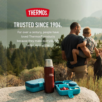 THERMOS Stainless King Vacuum-Insulated Beverage Bottle, 40 Ounce, Army Green