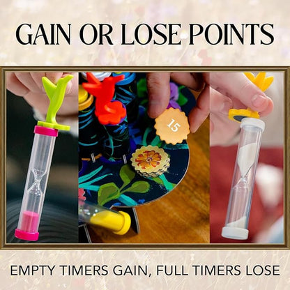Hummingbirds Board Game A Real-Time Push Your Luck Dexterity Party Game Test Your Timing &amp Collect Nectar Token Points A Fun Family Game with Beautiful Artwork Ages 8+ 2-4 Players 15+ Play