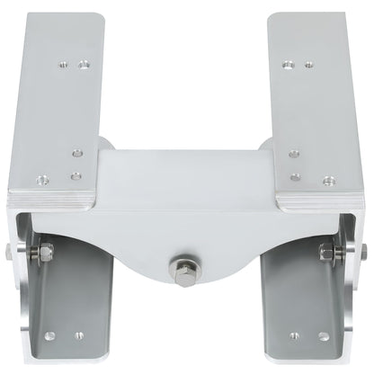 ECOTRIC 8'' Jack Plate Adjustable Outboard Motor Boat Power-Lift Manual Jack Plate Aluminum for Boat Steering System 40-225 Horsepower Engine