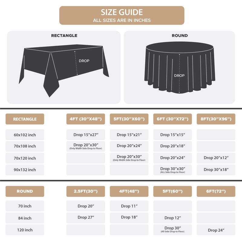 Fitable 8 Pack Rectangle Tablecloths: Stain Resistant Wrinkle Free Circle Table Clothes, Washable Reusable Polyester Table Covers for Wedding Party Birthday Banquet Reception(Black, 90x132 Inch)