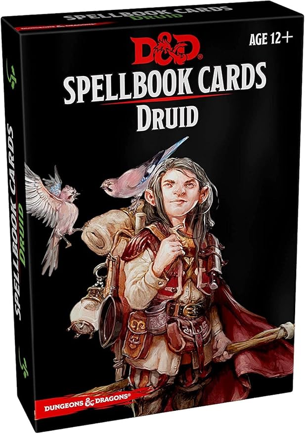 Dungeons &amp Dragons Spellbook Cards: Druid (D&ampD Accessory) Black