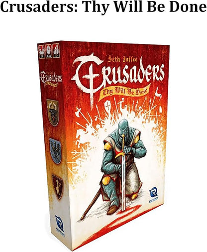 Crusaders: Thy Will Be Done - Medivel Strategy Boardgame Ages 14+ 2-4 Players 45-60 Min