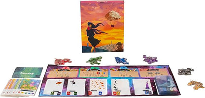 Canvas – Strategic Artistic Card Crafting Game Solo or up to 5 Players Age 14+ Award-Winning Board Game with Transparent Cards Premium Components &amp Art Cards