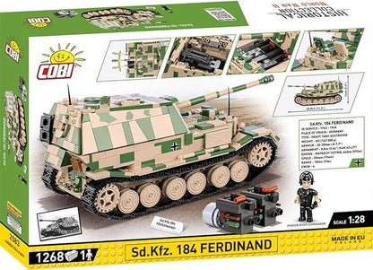 COBI Historical Collection WWII Sd. Kfz. Ferdinand Tank Building Set 1268 Pieces