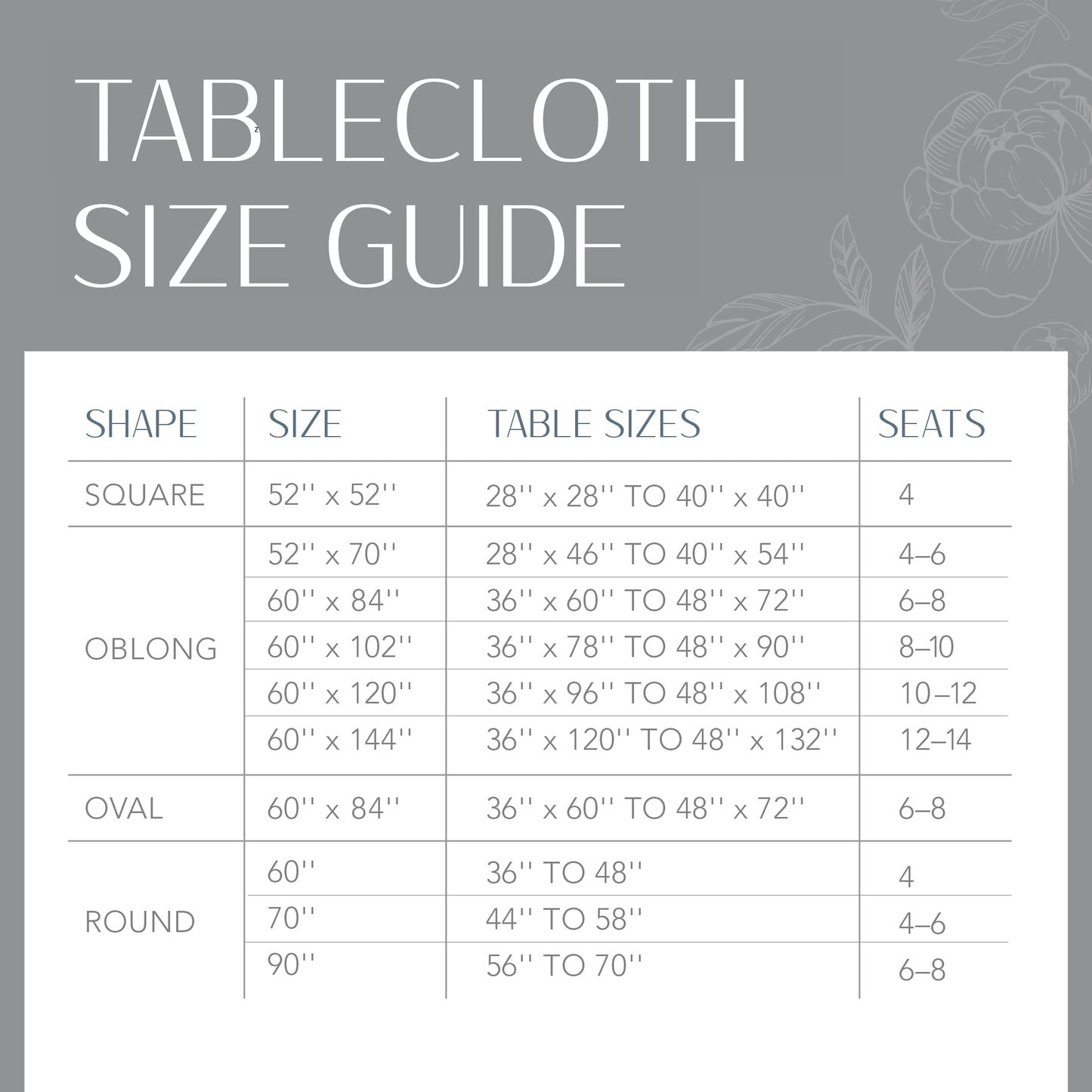 Elrene Home Fashions Monterey Linen-Texture Water- and Stain-Resistant Vinyl Tablecloth with Flannel Backing, 60 inches X 102 inches, Rectangle, Ivory