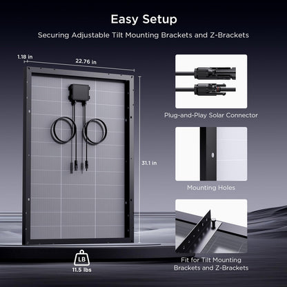 Callsun N-Type 16BB 400 Watt Solar Panel, 4×100W Solar Panels, 25% High Efficiency Monocrystalline PV Modules, Compact Space-Saving for 12V/24V/48V Systems, RV, Rooftop, Off-Grid & Home Backup