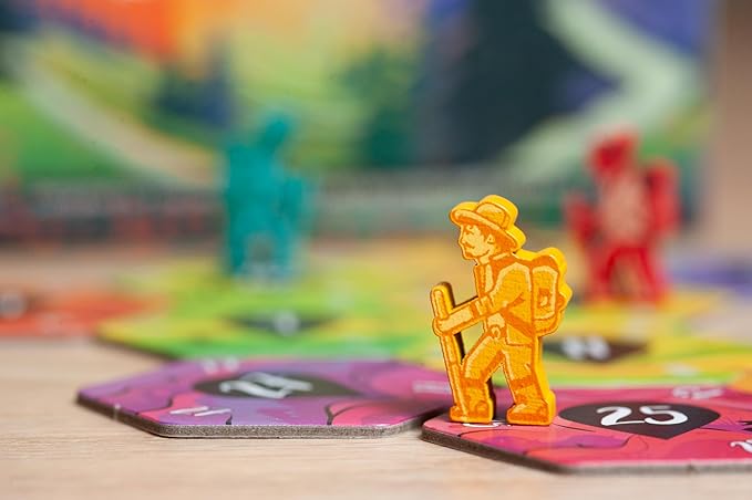 Allplay - Switchbacks Board Game for Adults and Families - Tile-Laying - Small Box - Filler Game with Fangs - 1 Minute to Teach Travel Game - 2 to 4 Players - 15 Minute Play Time