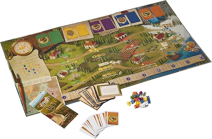 Stonemaier Games Viticulture: Tuscany Expansion Essential Edition 1-6 Players Ages 14+ 150 Mins New Board Cards Workers