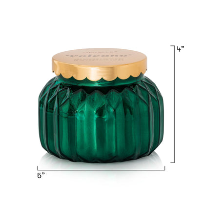 Capri Blue Royal Gem Holiday Candles - Jar Candles - Soy Wax Blend with Glass Candle Holder - Scented Candles for Home - Notes of Tropical Fruits & Sugared Citrus (Volcano, 19 oz)