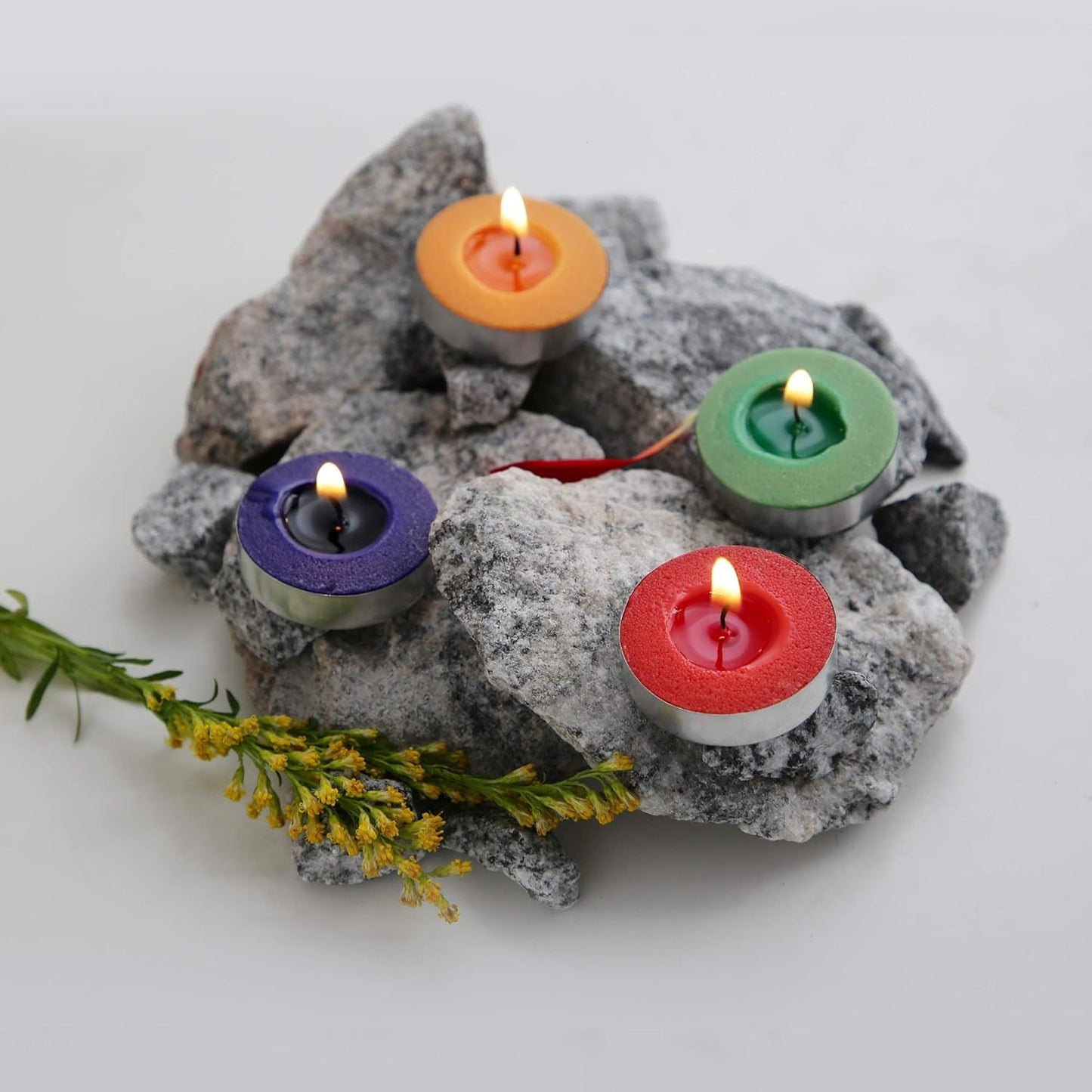 Wax Unscented Tealight Candles Pack of 100 for Diwali Decoration | Long Burning | Smokeless | Candles for Home Decor, Offices, Dining & Special Occasions (Pack of 75 White)