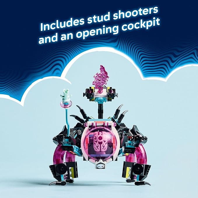 LEGO DREAMZzz Mateo vs. Cyber Brain Mech Robot Building Toy for Kids - Pretend Play Set W/Matteo &amp Dreamling Toy Figures for Boys &amp Girls Ages 8+ - 2 Ways to Build - Gift Idea for Birthdays -