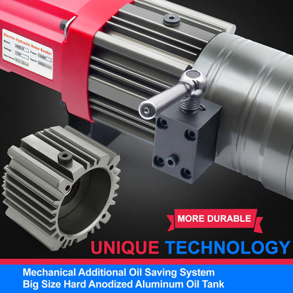 1400W Electric Rebar Bender 7/8" Hydraulic Rebar Bending Machine,2-2.5s Fast Bend 16-22mm 0.9" #7 Rebars Steel Bar Metal Portable Industrial Tool Easily Bending Angle 0-90 Degree,110V, HRB-22