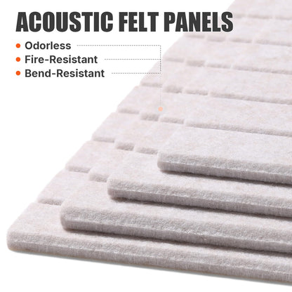 TravLand Large Felt Bulletin Board 48" x 36" Cork Board Alternative-12 Pack with Safe Removable Adhesive Tabs, Cork Boards for Walls Cork Board for Home Office Classroom Pin Board