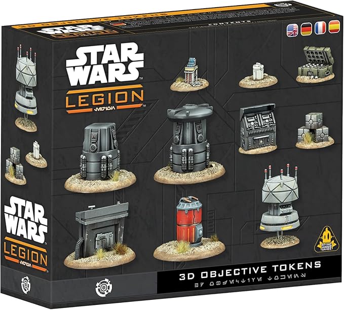 Asmodee Star Wars: Legion 3D Objective Tokens - Tabletop Miniatures Game Strategy Game for Kids and Adults Ages 14+ 2 Players 90 Min Playtime