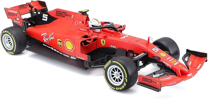 Maisto Tech Premium High-Performance R/C F1 Ferrari SF90 Leclerc Super Car - 2.4 GHZ - 1:24 Scale