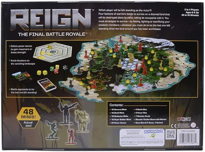 Reign — The Final Battle Royale — Who Will be Left Standing? — Family Strategy Game — Ages 8+