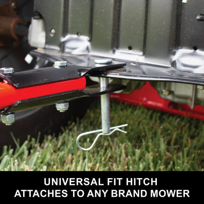 CRAFTSMAN Universal Tow Behind Broadcast Spreader for Seed, Fertilizer, and Ice Melt, 85 lb Capacity with Direct Rod Flow Control