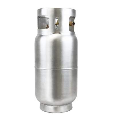 Flame King 33.5lb Aluminum Forklift Propane Tank with Gauge, DOT and TC Compliant, Lightweight, Rugged-Designed