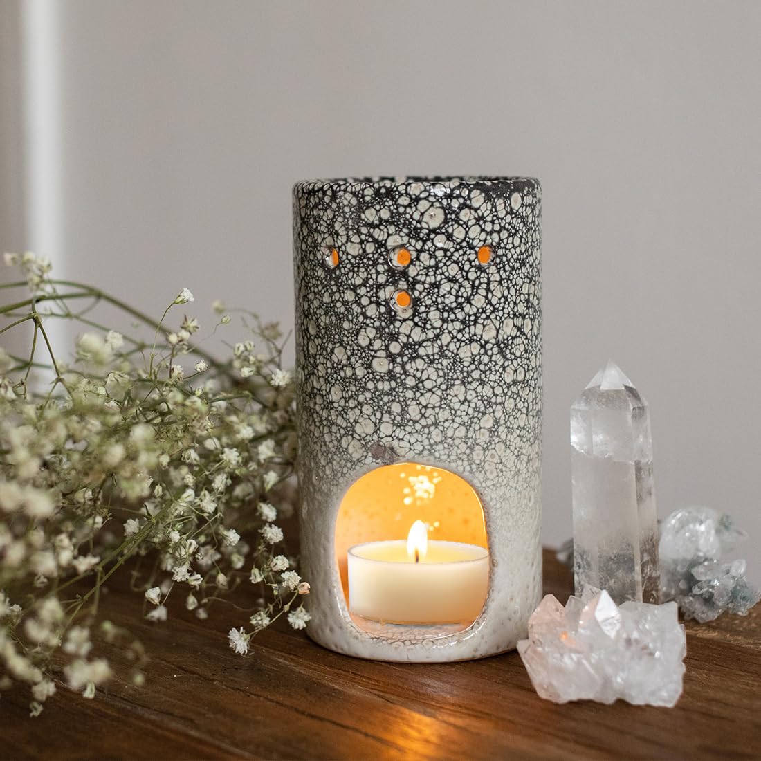 16PCS Pure White Beeswax Tealight Candles, Natural Scent, Clear Cup