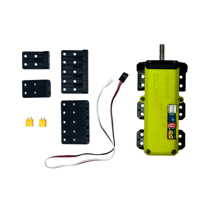 DOCYKE 550kg High Torque RC Servo, 2 in 1 Servo and Motor 16V~24V High Voltage Full Metal Gear Digital Servo
