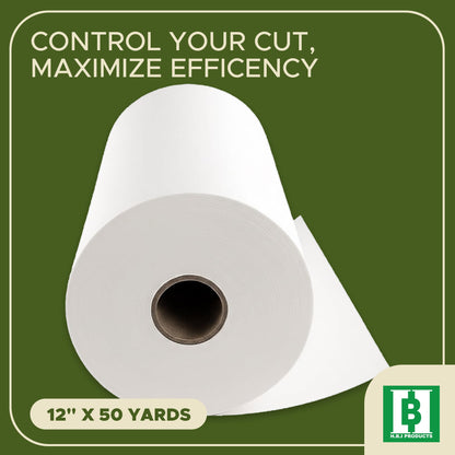 HBI Cut Away Embroidery Stabilizer Roll 12" x 50 Yards – Cut Away Stabilizer for Machine Embroidery, Embroidery Stabilizer, Stabilizer for Embroidery Machines, 2.5 oz Embroidery Backing