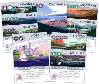 Animal Rescue Team by Play To Z | Cooperative Disaster Rescue Game | Save Cats Dogs &amp Farm Animals | Family Game | Ages 8+ | 2-4 Players | 2026 Origins Award Nominee