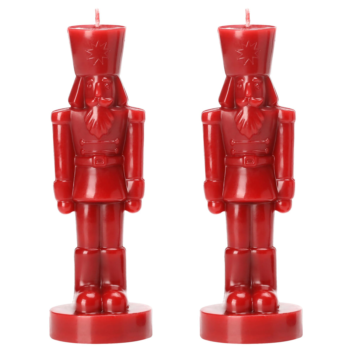 Nutcracker Candle,Nutcracker Soldier Pillar Candles,Gifts for Boys Girls,Women,Nucracker Decor Unscented Candle,Soy Wax,Christmas Holiday Home Decor,2 Pcs
