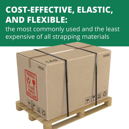 IDL Packaging Portable 1/2" x 3281' Polypropylene (PP) Strapping Kit, 300 lbs Break Strength – Packaging Poly Strapping Solution – Enough Strapping and Seals for 500 Uses Before Refill