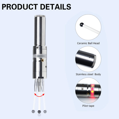 XUNKUNER MMP25 3D Photoelectric Touch Probe Edge Finder, 0.001mm High Accuracy, Ceramic Probe, XYZ Axis Centering Rod Trigger Sensor for CNC Lathe Milling Machine
