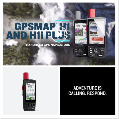 Garmin® GPSMAP® H1i Plus, Premium GPS Handheld Navigator with inReach® Plus Technology to Share Texts, Photos, Voice Memos and SOS Off-Grid, Touchscreen and Buttons, Long Battery Life, Preloaded Maps